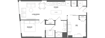 a floor plan of a home