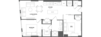 a floor plan of a home