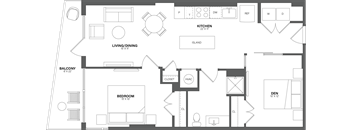 a floor plan of a home