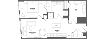 apartment on the second floor of a villa