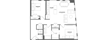 a floor plan of a home
