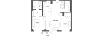 a floor plan of a home