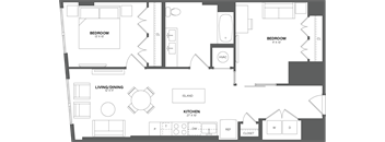 a floor plan of a home