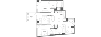 a floor plan of a house