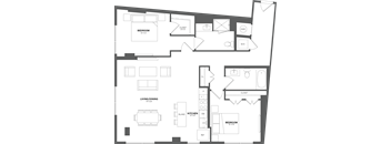 a floor plan of a home