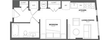 a floor plan of a house