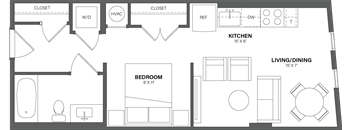 a floor plan of a small house