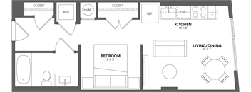 a floor plan of a small house