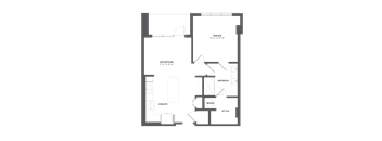 Sora at Spring Quarter - 1 Bed, 1 Bathroom, 763 sq. ft. floor plan