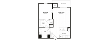 1 Bed/1 Bath-B-HA