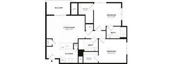 a blueprint of a floor plan of a house