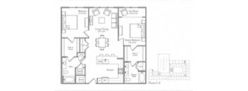 the floor plan of the residence