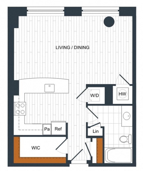a floor plan of a bedroom apartment with a bathroom and a living room