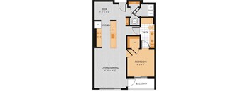 AD4 - One Bedroom w/ Den