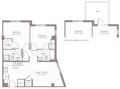 a blueprint of a floor plan of a house