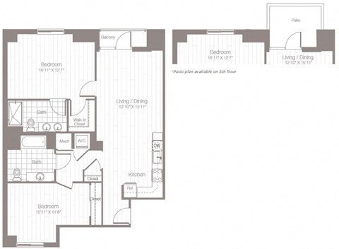 blueprint floor plan  the residences at sawmill estates
