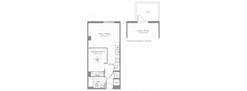 the floor plans of two bedroom apartments
