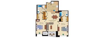 the floor plan 525 sq ft