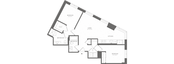 a blueprint of a floor plan of a house