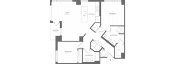 a blueprint of a floor plan of a house