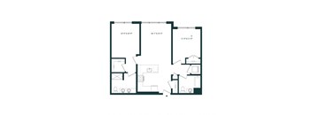 the floor plan of the residence