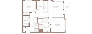 a blueprint of a floor plan of a house