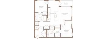 a blueprint of a floor plan of a house