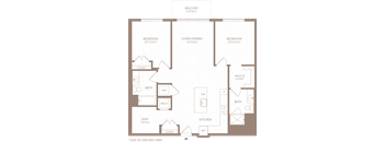 a blueprint of a floor plan of a house