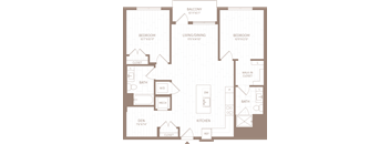a blueprint of a floor plan of a house
