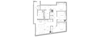 a floor plan of a residence with multiple floors and a basement