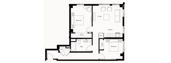 2 Bed/1 Bath-I