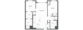 a blueprint of a floor plan of a house