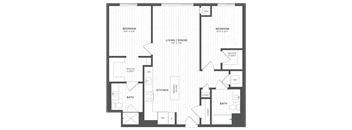 a blueprint of a floor plan of a house