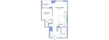 A blueprint of a house layout with labeled rooms.