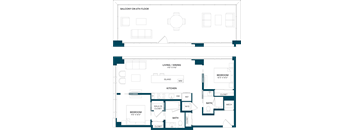 2 Bed/2 Bath-B1 06 11