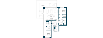 2 Bed/2 Bath-B1 PH 09