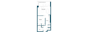 1 Bed/1 Bath JR-B1 TYP 07