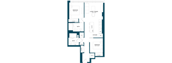 2 Bed/2 Bath JR-B1 TYP 09