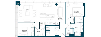 2 Bed/2 Bath-B2 07 08