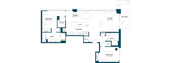 2 Bed/2 Bath-B2 PH 06