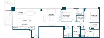2 Bed/2 Bath-B2 PH 09