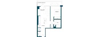 1 Bed/1 Bath-B2 TYP 02