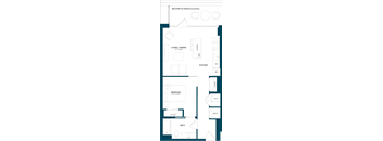 1 Bed/1 Bath JR-B2 TYP 12