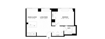 1 Bed/1 Bath-A03