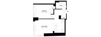 1 Bed/1 Bath-A04
