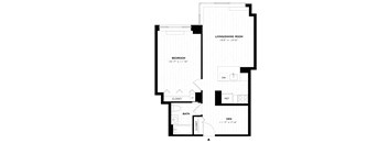 1 Bed/1 Bath Den-A08.5