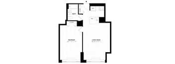 1 Bed/1 Bath-A13