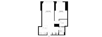 1 Bed/1 Bath-A16