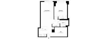 1 Bed/1 Bath-A18.1