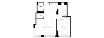 1 Bed/1 Bath Den-A19